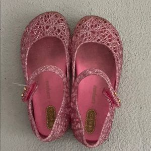 Mini Melissa Pink Campana shoes